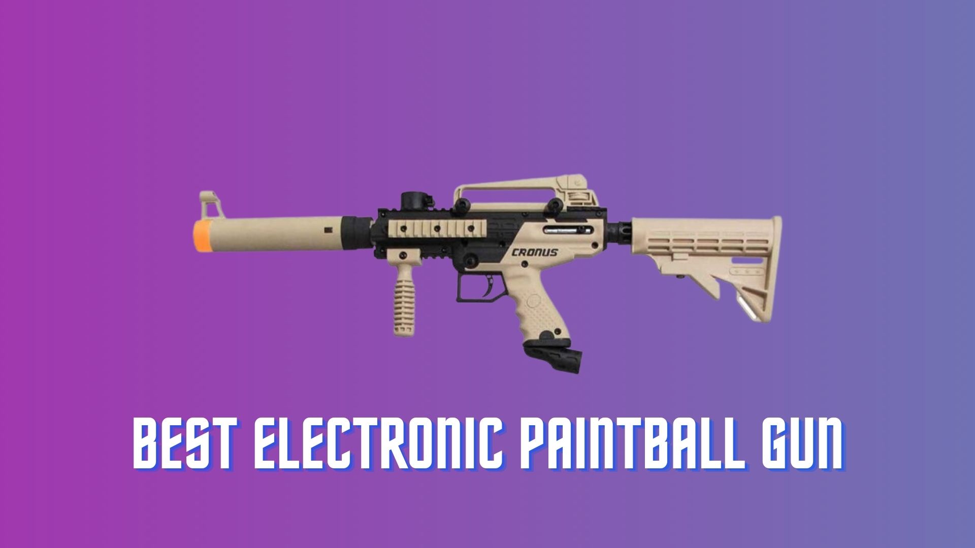 Best Electronic Paintball Gun Review ETrigger Grip Marker 2022