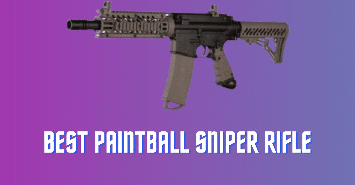 Best Paintball Sniper Rifle Accurate Bolt Action Magfed Gun 2022