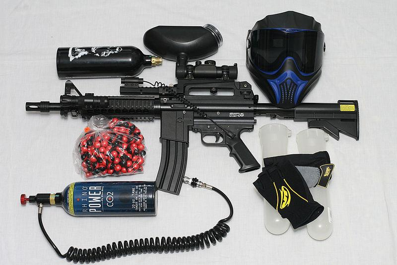 Customized Paintball Equipment Set-Up